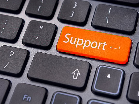 tangentbord på en laptop. Foto: Mostphotos