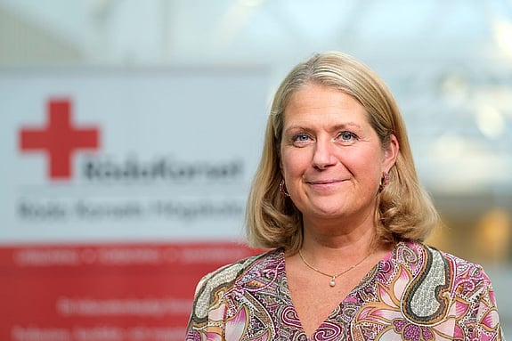 Bild av rektor Susanne Georgsson.