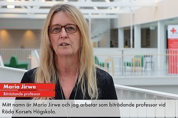 Bild av Maria Jirwe, biträdande professor.