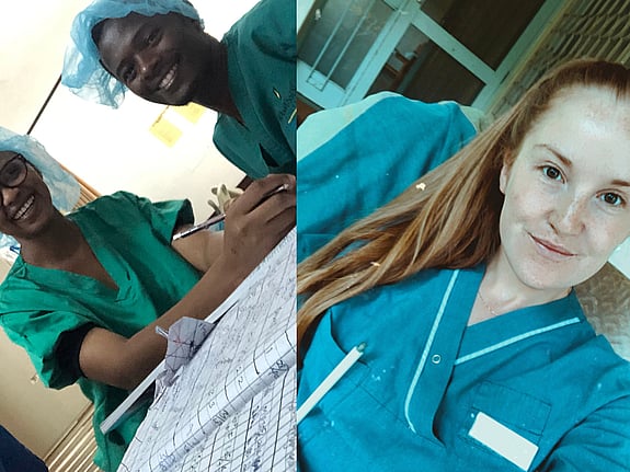 Saga Soldén, student vid Röda Korsets Högskola. Foto: Privat