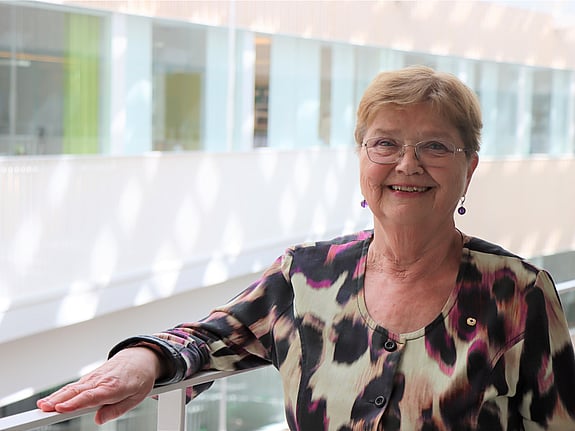 Bild av Ingegerd Palmér som är ny styrelseordförande för Röda Korsets Högskola.