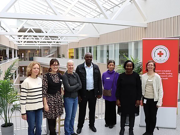 Besökare från Kenya Red Cross Training Institute