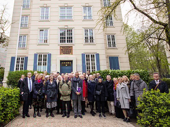 Bild av rektorsresa i Paris.