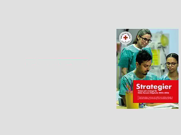 Bild av Röda Korsets Högskolas nya strategier.