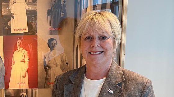 Lena Ag, ledamot i Högskolestyrelsen vid Röda Korsets Högskola. Foto: RKH