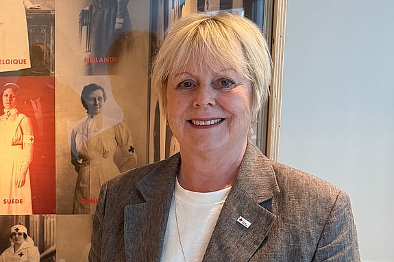 Lena Ag, ledamot i Högskolestyrelsen vid Röda Korsets Högskola. Foto: RKH