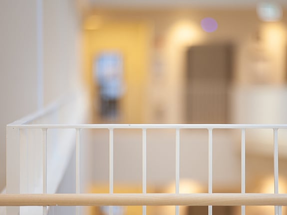 Bild på lokalen i kort skärpa