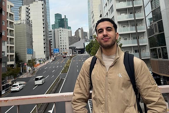 Jasin Rossi i Japan. Foto: Privat