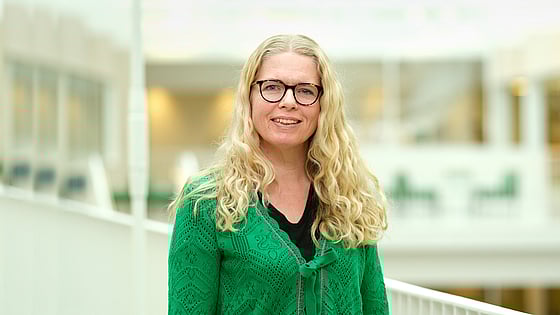 Carina Faag, lektor vid Röda Korsets Högskola. Foto: Sören Andersson.
