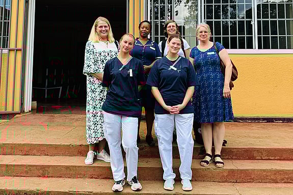 Besök på Machame Lutheran Hospital