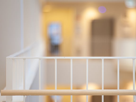 Bild på lokal med kort skärpa