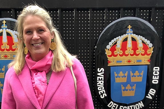 Bild av rektor Susanne Georgsson.