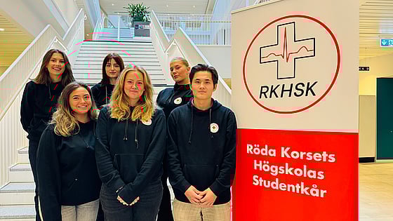 Medlemmarna i studentkåren RKHSK. Foto: RKH