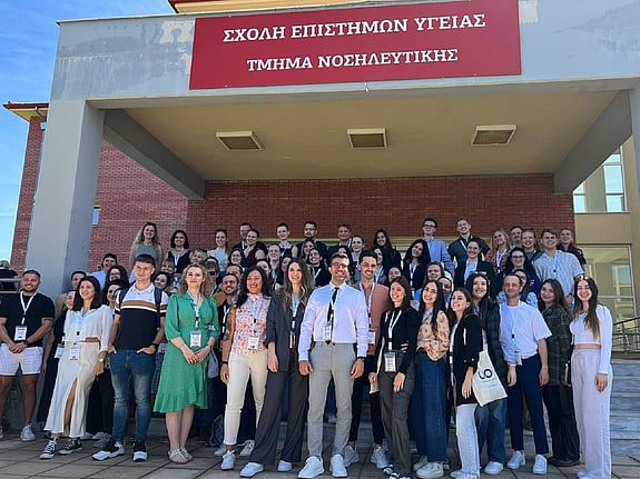 Bild på deltagarna vid Florence Networks årliga nätverksmöte som ägde rum i april i Larissa, Grekland.