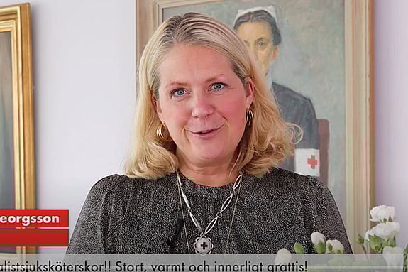 Bild av rektor Susanne Georgsson.
