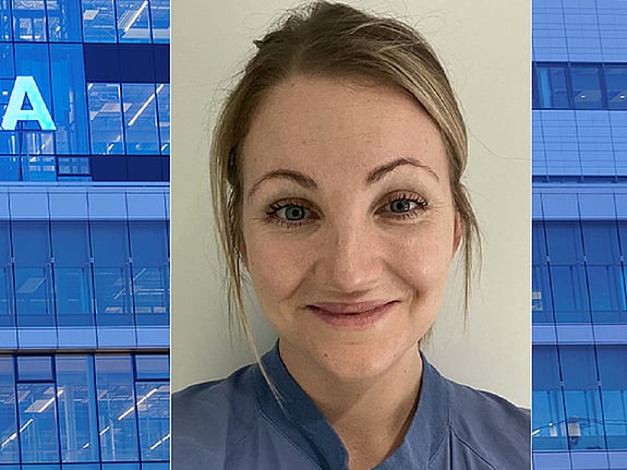 Amanda Hörnfeldt, tidigare student vid Röda Korsets Högskola. Foto: Privat