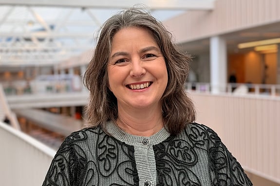 Charlotte Angelhoff, högskolelektor vid Röda Korsets Högskola. Foto: RKH