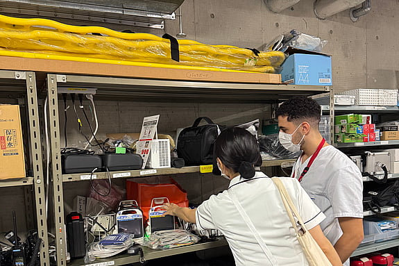 Jasin under sin praktik. Foto: Privat