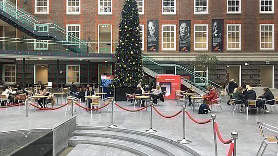 Johanna på praktik i London. Foto: Privat