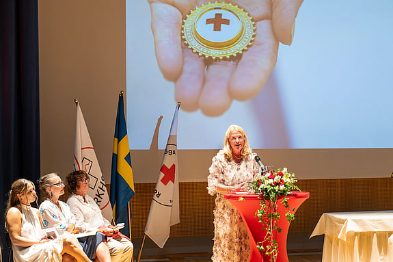 Professor Susanne Georgsson, rektor vid Röda Korsets Högskola. Foto: Jenny Frejing