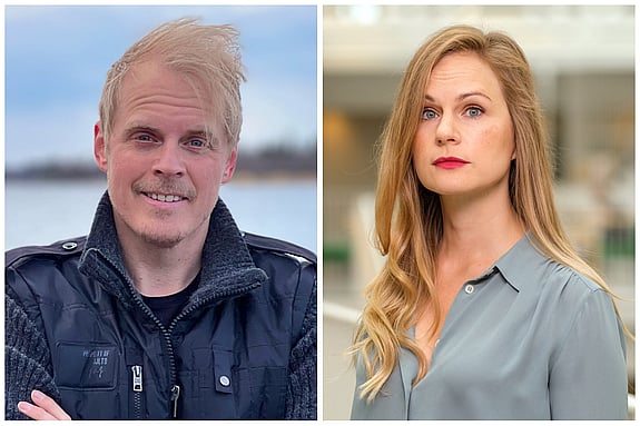 Tommy Carlsson och Frida Johansson Metso. Foto: RKH