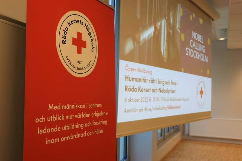 Nobel Calling Stockholm på Röda Korsets Högskola