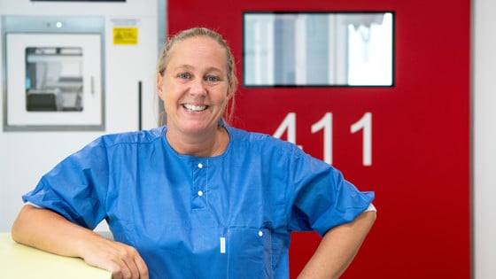 Ami Fagerdahl, student vid specialistprogrammet med inriktning mot infektionssjukvård vid Röda Korsets Högskola. Foto: Privat